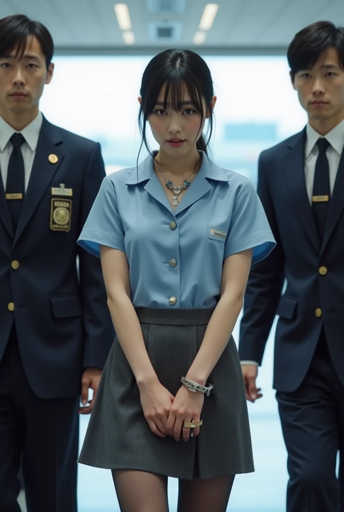 Bright.she is handcuffed.her eyes are completely close.Animations and ...