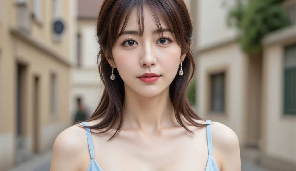 "The rich traditional beauty of Japan, Age 27, Height: 160cm, Classic curves
(95-62-92cm), Ample F-cup breasts, Slim 62cm waist, Generous 92cm hips, Smooth white skin like white jade (rgb: 248, 245, 240), Oval face with gentle features, Soft almond-shaped eyes (dark brown, rgb: 45, 30, 15) With single eyelids, Small, straight nose, Small mouth and naturally red lips (rgb: 212, 95), Long, straight black hair that reaches down to her waist, Currently wearing her hair in a loose bun、A few strands of hair framed her face., Showing off her natural beauty without makeup, Wearing light blue (rgb: 202, 225,
255) White cherry blossom pattern yukata, The yukata is slightly open、The décolletage and thighs are visible, A red sash that accentuates the waist, 露天hot springでリラックス (hot spring) Large rock and maple tree々Surrounded by,
Steam rising from hot water, Soft lantern lighting, Night sky with a full moon, Sensual yet elegant compositions that emphasize the beauty and tranquility of nature, Shot with the Leica Q2 full-frame compact camera, 28mmF/1.7 Summilux Lenses,
ISO 3200, 1/30 seconds, 47MP resolution, Focus on gentle looks and subtle skin tones with steam - ar 3:4--q 2--s 900--v 6.0--Style Raw"