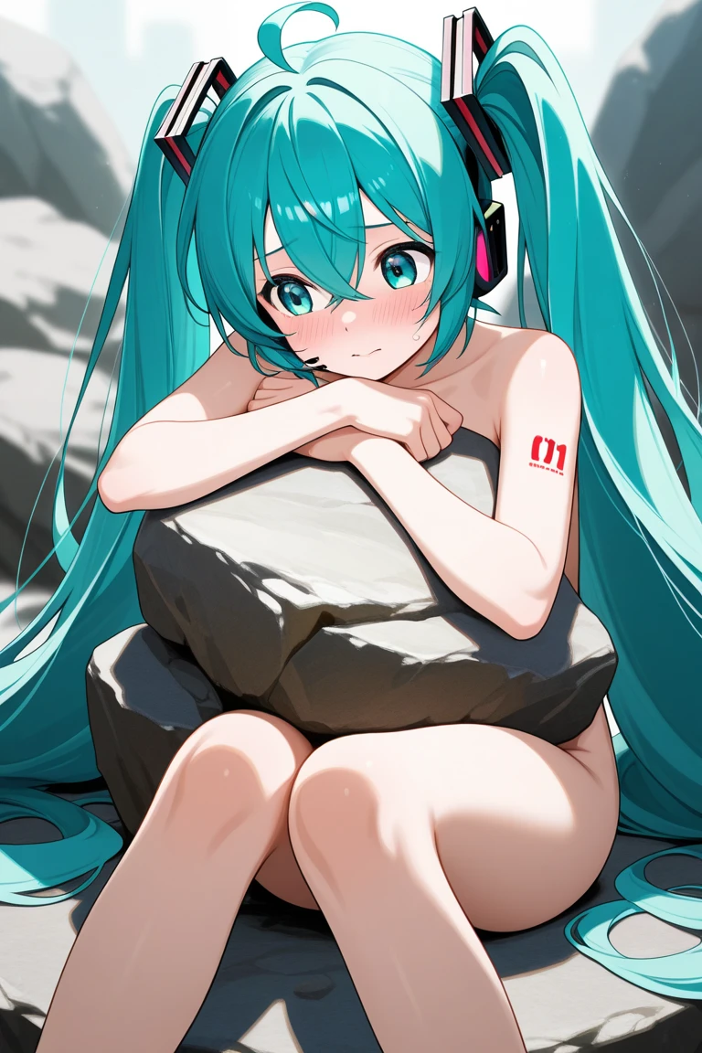 ((best quality)), ((highly detailed)),(((sketch))) extremely detailed face, beautiful face,((1girl)),((solo)),shiny skin,(((cowboy shot:1.25))),(tall body, tall, long legs, mature female, mature, adult),,rimuru_tempest,(light blue hair:1.15), (yellow eyes), ((long hair:1.35)),,(flat chest),((nude:1.35)),nipples,large areolae, ((pussy)),((nose blush:1.31)),(,angry,bad mood:0.89),,(half closed eyes),(closed mouth),(looking at viewer:1.25),BREAK ((sitting:1.5))((outdoors:1.25)),((stairs:1.45)) ,,BREAK ((spread legs:1.35)),(white socks),(knee socks:1.15) ,BREAK (dark brown shoes:1.15),(arm behind back:1.05)((twintails)),(hair ribbon:1.25),black ribbon,anus