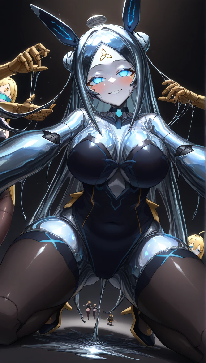 Tier Grants, Hair on one eye,Thick thighs,Cute anime face(masterpiece:1.2), Highest quality, High resolution, ユニティ 8K 壁紙, (figure:0.8), (Beautiful fine details:1.6), Highly detailed face, Perfect lighting, Highly detailed CG, (Perfect hands, Perfect Anatomy),(masterpiece, Highest quality:1.2,8K),(Inserting a tentacle into the vagina)、Beautiful white skin,Sexy pose,Lewd face,Wet body,Nude,Climax,Humiliation play,pregnancyアクメ,Big Breasts,Erect nipples,rape,Uterine Fertilization Orgasm,Semen Pool,Breast enlargement,Spread your legs,Uterine expansion and foreign body insertion,Stain the body,Crush the uterus,Panting, rolling her eyes, writhing, fainting, rolling her eyes,A stunned face,Use as a urinal,Body spasms with pleasure,Massive cumshot 4,My heart is pounding,Tentacles penetrate the chest 2,Violating the body 1.4,Pierce the body,TentacleSEX1.2,Lewd face,連続Climaxアクメpregnancy,Falling into Pleasure,Blushing,Crying 1.8,Ahegao Double Peace 1.8,痙攣潮噴きClimax1.3,Big nipples,Tentacles crawling around the vagina 2,Convex nipples 2,Tentacle Mating 1.2,Open your mouth,Long Tongue,Trance,大勢の触手でPierce the body,Aaan 1.3,Rape 1.5,Detailed vaginal,Noise Reduction,Semen milk semen overflowing from the vagina,milking,pregnancy,childbirth,Lactating Tentacles,orgasm