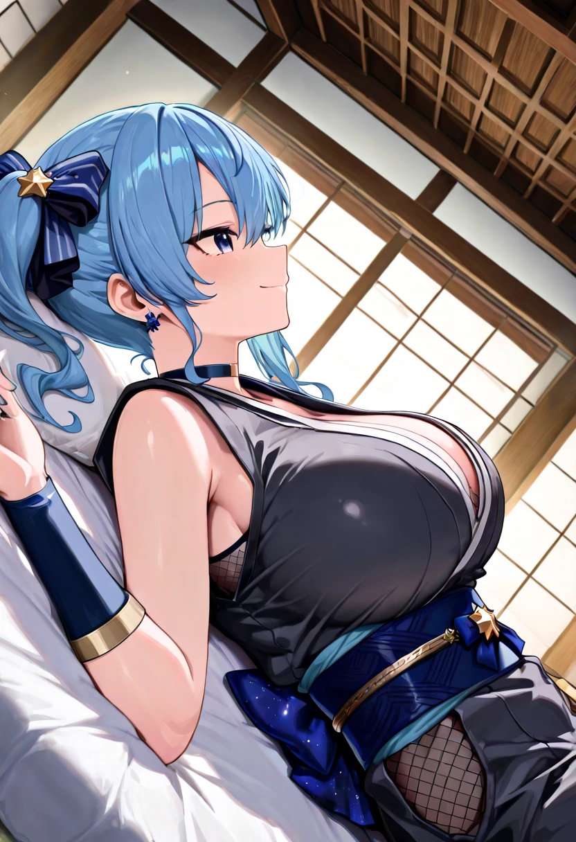 (1 penis:1.25),(paizuri:1.4),Bunny ears,(Bunny Suit 1.3),masterpiece,(highest quality:1.4), unreal engine, super resolution, very detailed, 1 female,big breasts, waist, thin, (muscular:0.8) blue hair,purple eyes , (cleavage,:0.8) round chest, big breasts, clavicle, nipple, abdomen, belly button, panties, (blush, gentle smile:1.1), deep breath,in the bedroom