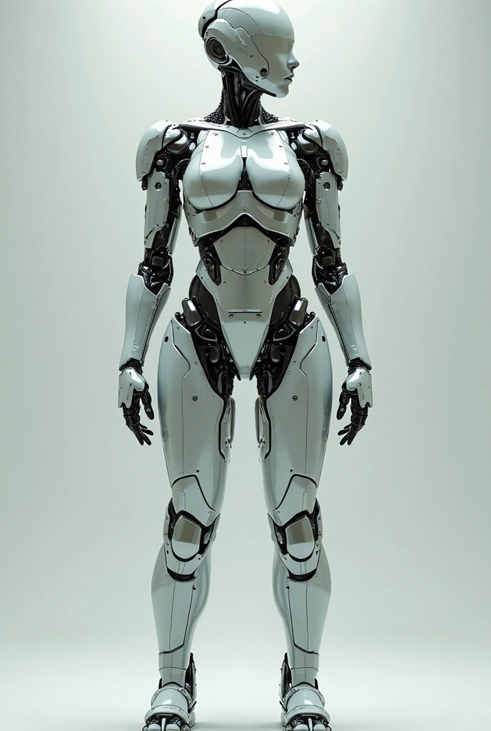 (masterpiece, best quality:1.2), (8k uhd, 16k, 32k, ultra high res), movie,official art, promotional art, movie wallpaper, extremely detailed CG unity 4k wallpaper, ultimately intricate details, white background, full body, concept art, production art, (Mechanical components:1.5),(mechanical prosthesis:1.5), mechanical wings, wings, highres, (realistic, photo-realistic:1.2), physically-based rendering, machinery, reflection, realistic, cyberpunk, symmetric front view close up head shot eyes symmetry face very sharp focus realistic award winning matte drawing cinematic lighting 1girl, robot, slim, fair skin,delicate face, tights,shine, Bodysuit, (blond long hair),green eyes, laboratory, chip, shine,braid