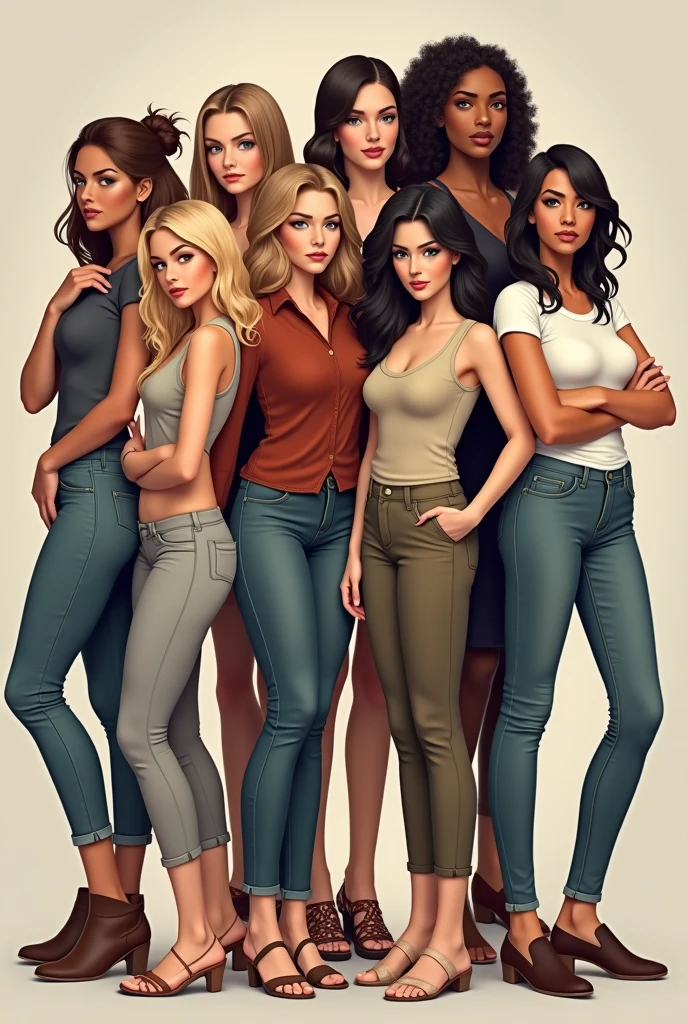(character design sheet of female high school student) realistic, detailed, (fully clothed:1.2), (thick clothes:1.2), expressive eyes, natural-looking face and skin, beautiful lips, long, curly hair, medium build, fashionable clothing, confident and friendly expression, standing posture, light background, vibrant colors, professional concept art style, high resolution, studio lighting, fine details, school uniform, book bag and accessories, dynamic pose, youthful and energetic vibe., (covered big :1.2), (covered gigantic breasts(covered huge ass:1.2), SexSe3DRender