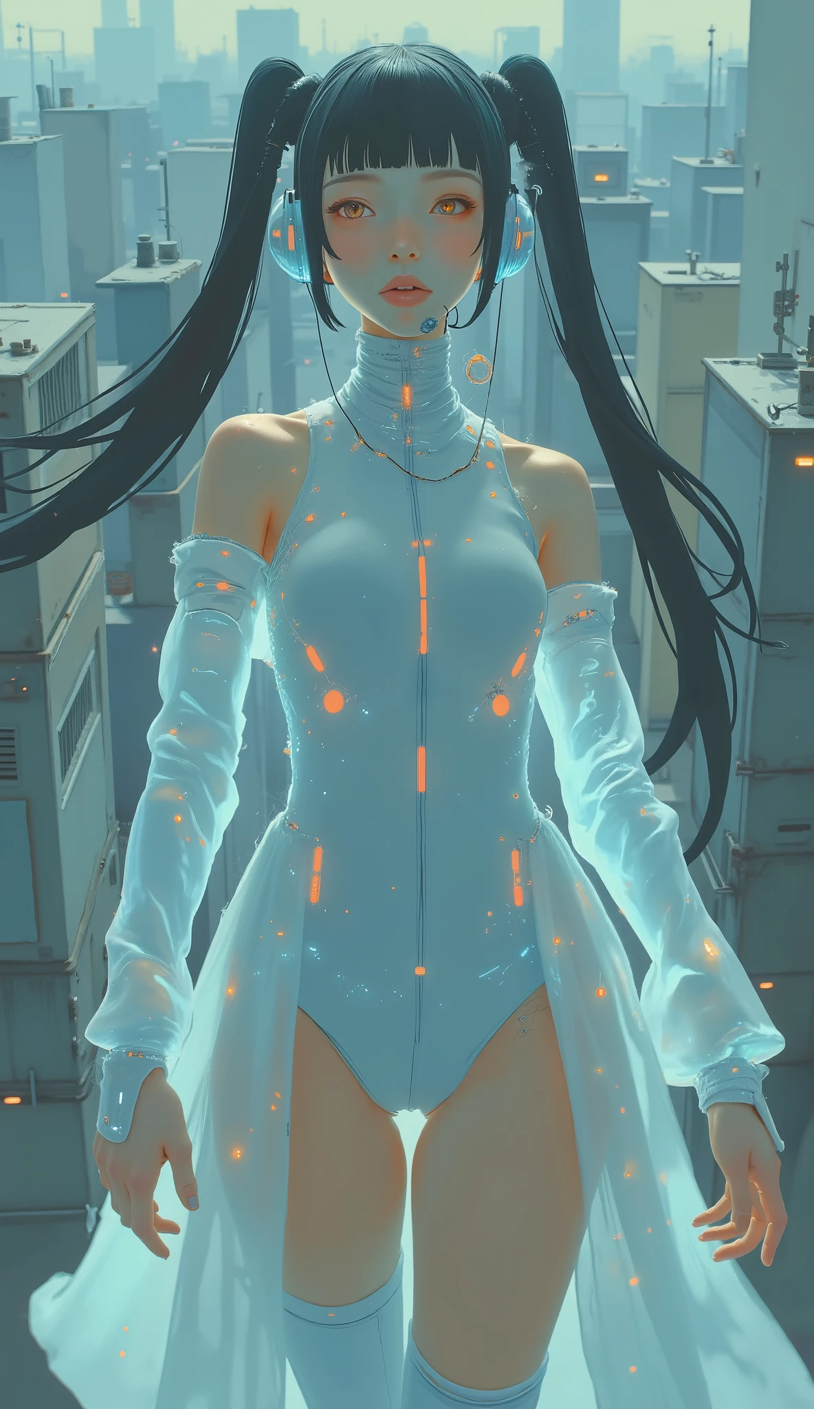 Professional artwork, Intricate details, Imagine, Be focused, meticulous, Realistic lighting, Topics on pixiv,(masterpiece:1.0),(Highest_quality:1.0), 超high resolution, Very detailed, photo, 8K, high resolution, high resolution, absurd:1.2, Kodak Portrait 400, Film Grain, Be focused, Bokeh:1.2, lens flare, (Full of energy_color:1.2), Ultra-thin body, 极其meticulous的头发, 极其meticulous的脸部, Li Meifeng, (((White latex one-piece tights:1.4))), (full-body shot:1.1), Mature woman, A girl, Anime Face, permanent, solitary, cheongsam, compensate, Large Breasts, Lipstick, Red Eyes, short hair, Brown hair, Perfect body, (Physical Athletes:1.1), Perfect eyes, Anime eyes, Smoked eyeliner, Eyeshadow, Perfect face, Shy, ((Upper Body, Half-length photo))、ピンクcolorの乳首、huge , Crazy breast swelling, Chest larger than shoulder blades, Big breasts and thin waist,(huge breasts:1.2),Hydrated skin((rogue))((非常huge乳房)),((Grooves reveal original skin))