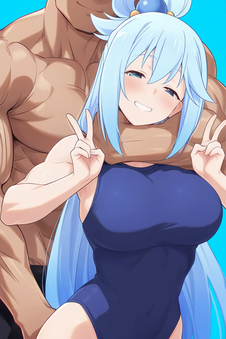 absurdres, High resolution, Super detailed, (mature woman1名:1.2), (dark tanskin:1.4), abs,huge_breasts、unity 8k wallpaper,woman, Dynamism,forward leaning posture、intricate details,well-developed abs、(blue hair)、spread your legs、she looks away, Loose-fitting clothing、skirt、Bright kitchen、Pure white room、Blurred Background、Sagging breasts、Leaning forward、Belly-button outfit、doggy style,(sex:1.5),Sagging breasts、((manga style , Fitgirl , Lineart ,comic , Standing , Normal pose , sensuous , Safe for work))、Top view、Formal suits、My Hero Academia,Nejire Hado,Panting face、(white background:1.23)、Hero Suit、Facial expression of orgasm