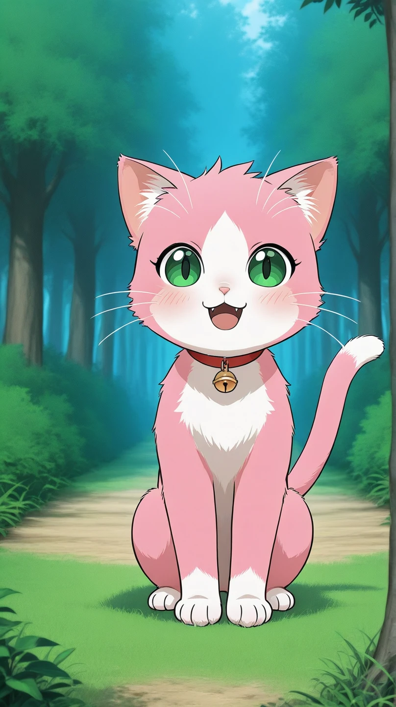 cat　Excited　Mysterious Forest　stroll