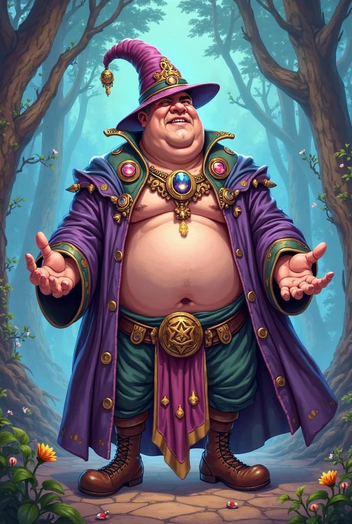 Veigar from League of Legends, chubby and evil