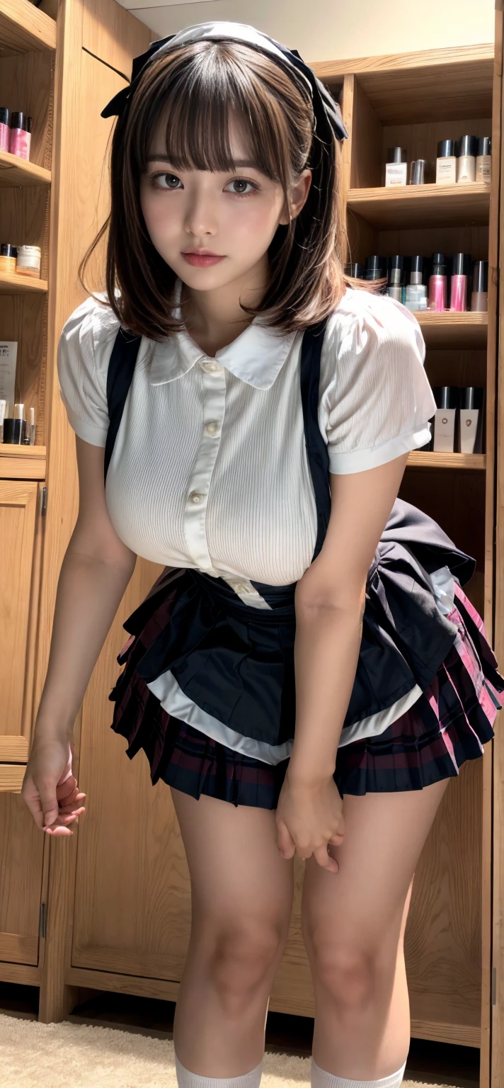 High angle shot、Center View、Standing in the neon city at midnight、Short skirt and bow tie(I have 10 condoms in my belt:1.5)、Two arabian asian women wearing、Amazingly cute 、Japanese girls uniform、Summer clothes、Wear Japan 、japanese 、Surreal 、Dressed as a high school girl、Surreal 、Wear a uniform、Girl in uniform、Wear a uniform、 Pause、Whole Body Ezbian、Nice skin、Glowing Skin、Nice thighs、Shining thighs、Sparkly leg rack knee-high socks、Japanese High School 、Nogizaka Idol、Korean Idol、I invite you in、inviting eyes、(Ten condoms attached to the skirt belt:1.5)、Squatting with her legs spread wide,(erect clitoris, clitoris piercings, clitoris rings, clitoris tags, excessive pussy juice, pussy juice trail, pussy juice puddle, female ejacuration, female masturbation, orgasm, exhibitionism, public indecency),