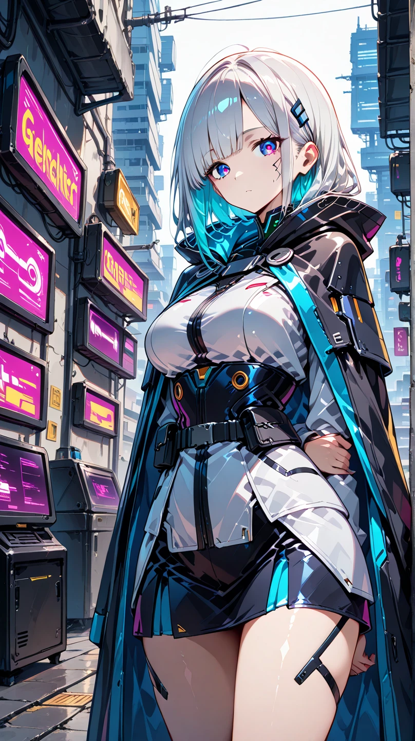 cyberpunk elf netrunner