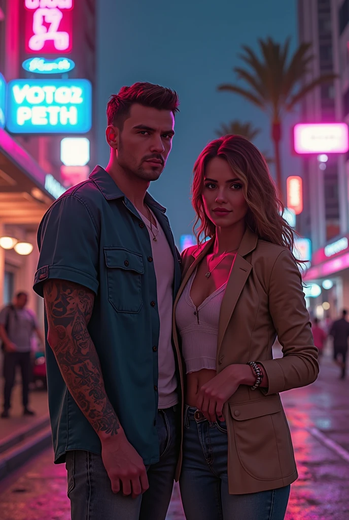 (masterpiece) (best quality) (HDR) (8k) portrait of PewDiePie clean shaved dressed like the 50 cent in a trashy alley at night, detailed, half portrait shot, DSLR, dark theme, two tone lighting, exquisite details add hot girls at background