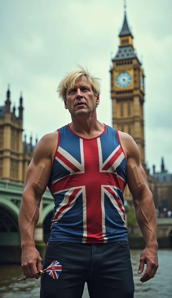 John cena salutes all his fans from a high rise building, realistic