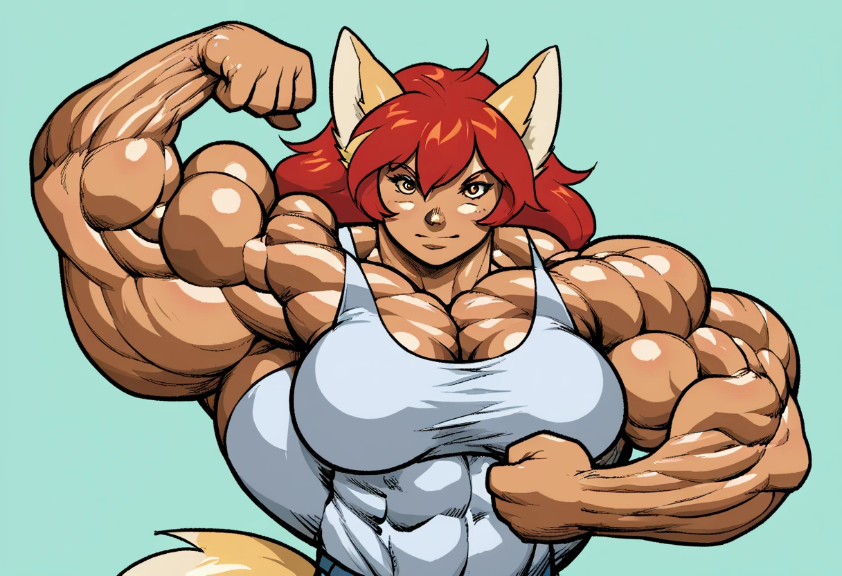 masterpiece, best quality), best resolution, (4arms:1.5), Felicia, muscular body, big breasts, full body.