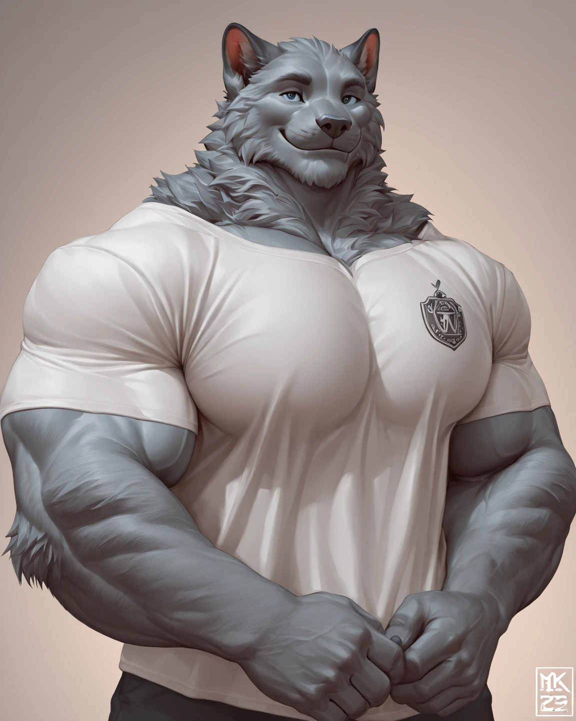 by chunie by catsudon by retros, male, ridiculuous, (( male)), ((Bearded)), ((Mustache)), felid, solo, ((lion, tail)), (white silver hair), facial hair, facing viewer, ((Highly detailed face)), (((Grandpa Figure))), ((smilling)), (happy), grey abstract background, ((Black t-shirt)),((Flaccid penis)ile, ((((wise)))), ((DILF)), Sweating, ((glistening body)),(Full body Shot), dad bod,UHD, anatomically correct, super detail,highres