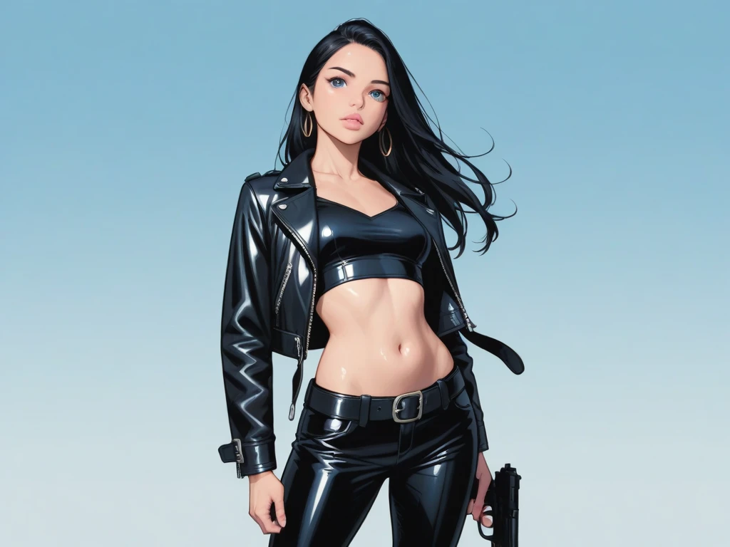 High resolution, adult woman , good lighting, despicable, , (No nudity), (((レザータイトmini skirt))), ((tight leather top)), (((leather thigh high boots))), (garter belt), abdomen only, (wet shorts), , cute face, I'm embarrassed and blush, humiliating, ((spread your legit))(T-back)