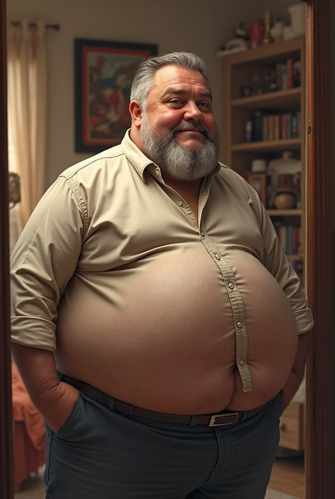 Arte realista detalhada de um santa Claus
masculino gordo, belly large morbid plump elderly, , Obese Extremely thick thighs wearing only red swimming trunks red cap with hands Gesturing with hands holding testicle with hand,
Deitado na cama de coxas abertas e pernas dobradas , foco da imagem a virilha, he is feeling yours. Groin with your hand. He is perverted hot sensual Obcene. Gargalhando, with her tongue out. low angle view, eye level shot (virilha),