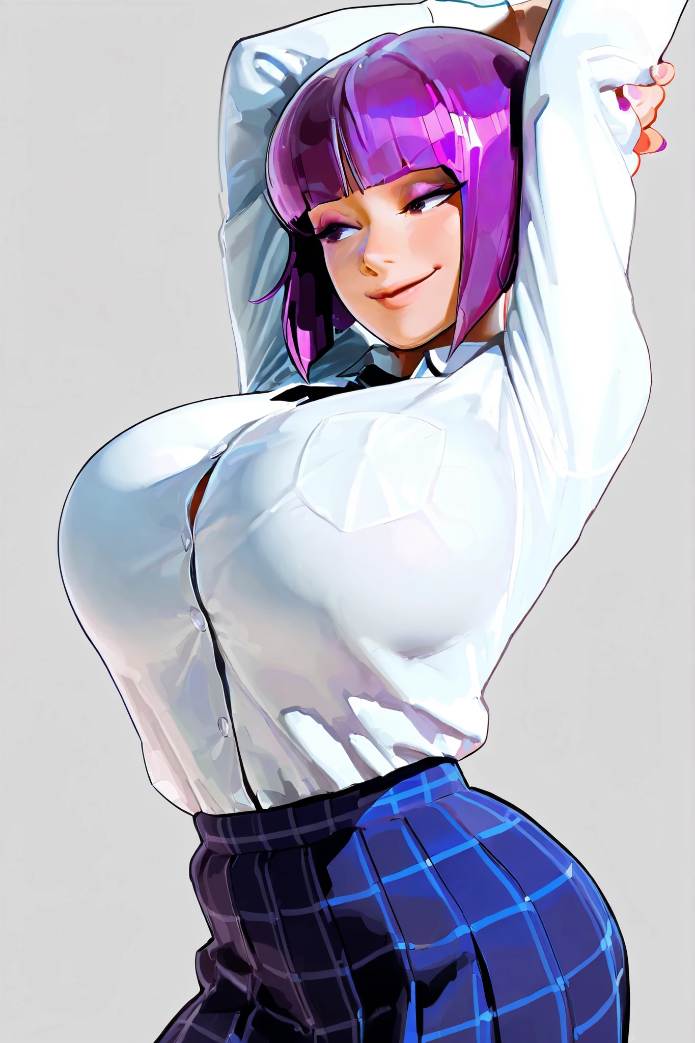1 Female,High definition,high resolution,Ultra-realistic,8K, hy1, hair ornament, multicolored hair, necktie, skirt, sleeveless, , pink skirt, tight skirt,miniskirt, jewelry,European,sexy,Upper body close-up,Photographed from the front,Dynamic Angles,blush, big tits , happy, wink the eye,facial, sweat,multicolored hair ,((nipples)),(show tits),(spread legs)(wide thighs:1.4),(black thong),(show thong),(cameltoe),(pubic hair)