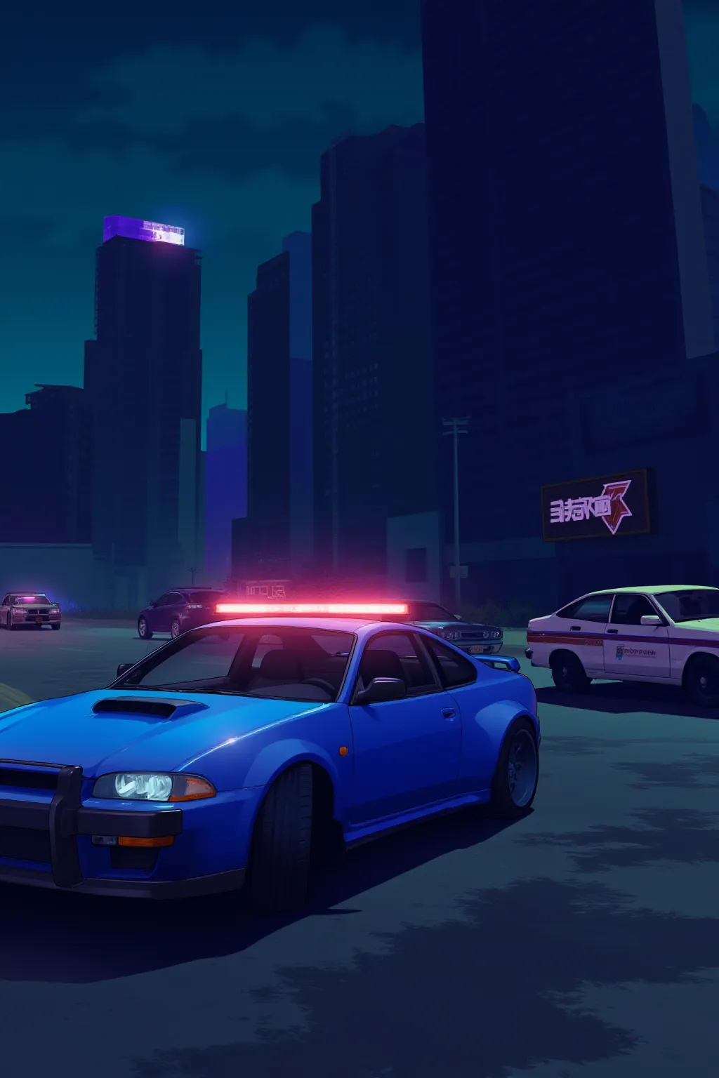 Generate a stunning (gothic architecture,  cyberpunk,  retro anime style:1.5),  a true [masterpiece] [best quality] of art.  [focus, solo, 1girl, ()dark skin:1.5, highly detailed gohtic dress, belt, walking]. Background in  [grand scale:1.5, panorama:1.5]. The image showcases [detailed linework], [dynamic shading], and [dramatic lighting], bringing to life a [dreading atmosphere, grim dark coloures].