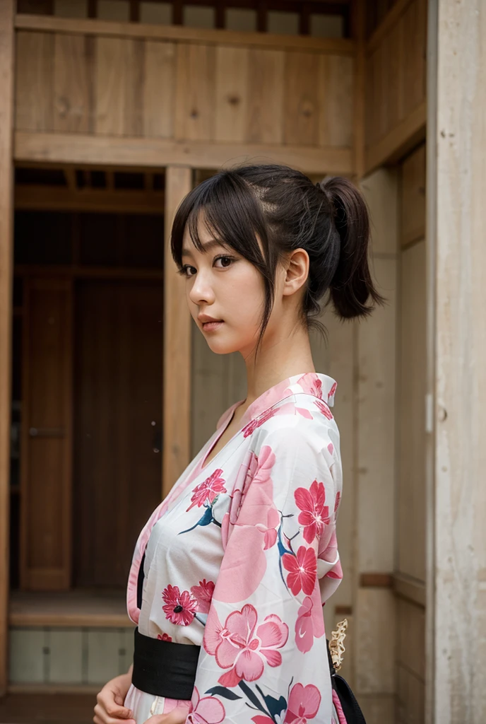Yukata Beauty　Unbuttoned　Alluring nape
