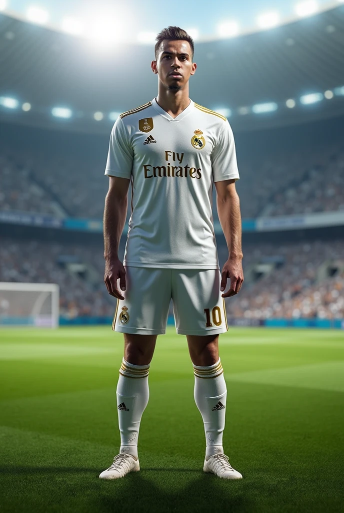 Messi in the Real Madrid shirt