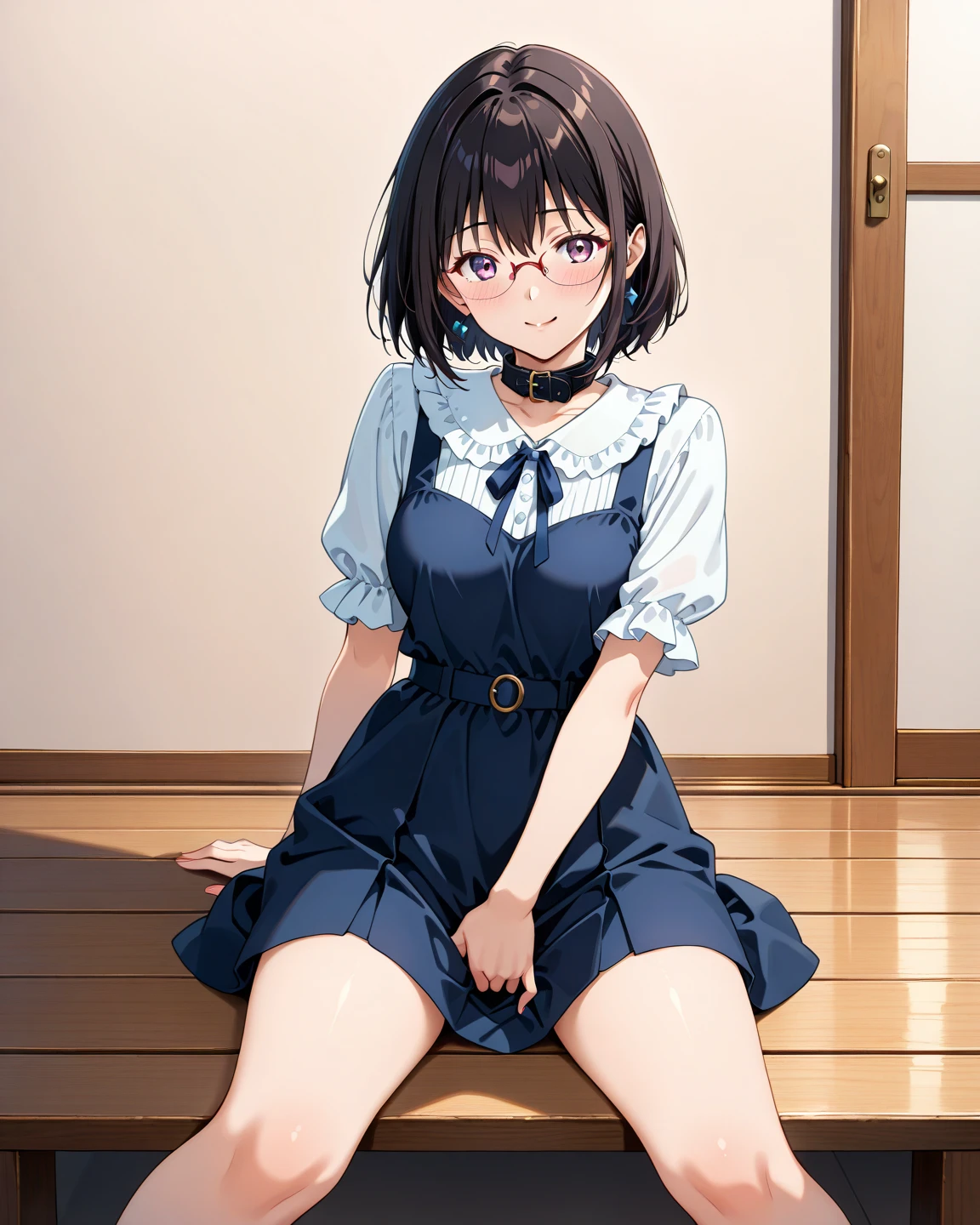1girl in, (Ultra-high image quality,masutepiece:1.2), spread legswide,plaid skirts,,White panties,Smiling,on the beds,(Black socks:1.4),8k,sarasinaruka, Sarasina ruka, Long hair, Bangs, Black hair, (Purple eyes:1.2), BREAK shirt, Long sleeves, Dress, bow ribbon, , White shirt, Collared shirt, Belt bag, Neck ribbon, Blue Dress, Green Ribbon, pleated dress, grey dress, Two-tone dresses, Blue belt, Lycoris Uniform, masterpiece、top-quality、best、超A high resolution、intricate-detail、An ultra-fine illustrations、perfect anatomia、Correct anatomy、perfectly proportions、Full body of one 、face perfect、Hands are2、perfect hand、The feet are in2、perfect leg、4 fingers and 1 thumb、Perfect fingers、18year old、1 girl、Full body from head to leg、full bodyesbian、、Thin leg、sitting down on the floor、Put on the floor、laying on back、Opening legs、Inter-strands、Lying on a white bed facing the front、Slender feet、legs slightly open、Sleeping in a big letter、Legs are spread、Panchira、Full body portrait、Panting face、red blush、Embarrassed look、A slightly sad look、white panties、Pure white panties、Black_Stockings、black transparent stockings、Black knee socks、Black Knee High、Black stockings、Black pantyhose、Black Lace Pantyhose、black lence stockings、Black light pantyhose、Black transparent pantyhose、No shoes、No shoes on、classroom background under stockings_Pure white_panties on、Pure white underwear、Pure white panties、Panties are visible from the skirt、I took off my skirt、I don't wear a skirt、Pure white bra、Japanese high school students、Bedrooms、in a house、during daytime、()、((full body Esbian))、masterpiece、(top-quality), in the classroom natural light
