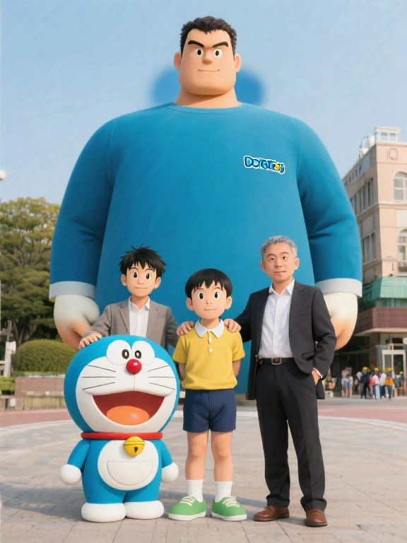Family Fun Fiesta: TV Guide cover featuring beloved family-friendly shows like "Doraemon," "Anpanman," and "Chibi Maruko-chan," promising entertainment for all ages, family-friendly:0.8, fun:0.7, cartoons:0.6, nostalgia:0.6, heartwarming:0.5.<lora:Retro_Magazine:1.0>