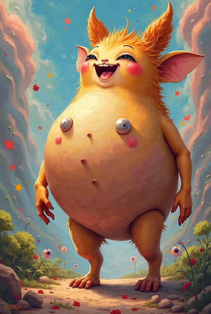 Small childish s old, playing joyfully in the sunshine, with bright flowers in full bloom. The boy has a big cock, long dick that is gently swaying as he runs and plays, filled with precum that catches the sunlight. His ballsack hangs low and full,