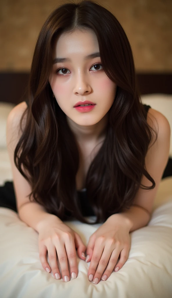 (masterpiece, Highest quality, Highest quality, Official Art, beautifully、aesthetic:1.2), (One person), (Fractal Art:1.2),Absurd, High resolution, Super detailed, Ultra-precise depiction, alone, (Tangled:1.2), Floating Hair, Glowing Skin, (Abstract:1.2),View your viewers, Very sexy、Very sexy、Tempting the Viewer、Erotic art、naked、nude、Lying in bed