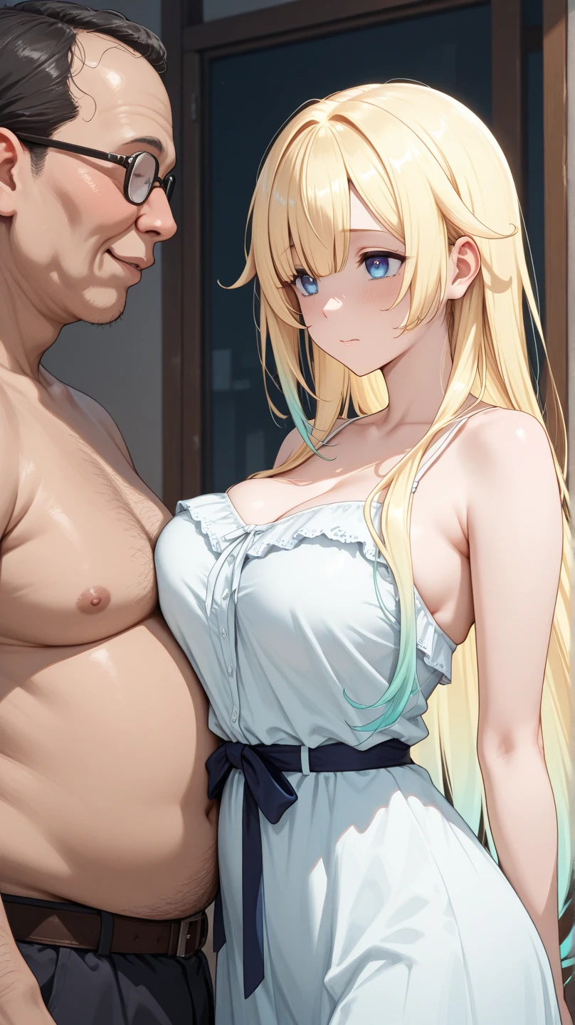 NSFW,Vulgar smile、Tongue licking、Erect penis、Big penis