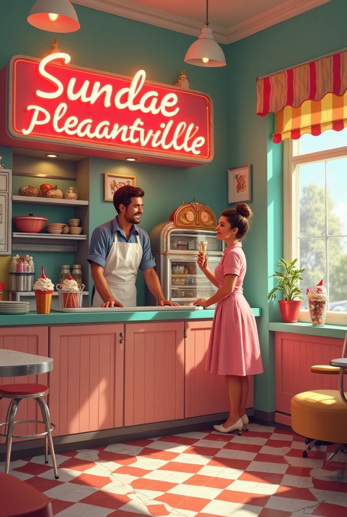 create a Disney Pixar-inspired movie poster in 3D, the scene must be in Pixar's signature digital art style, with a cartoonish image reminiscent of Brazilian singer "Anita" in a prone position, wearing a bikini while a tattoo artist sits tattooing with a giant ring on one of his hands, inside a tattoo studio. Brilhante e delicado,fundo limpo, Bom brilho, 3D rendering of,best quality