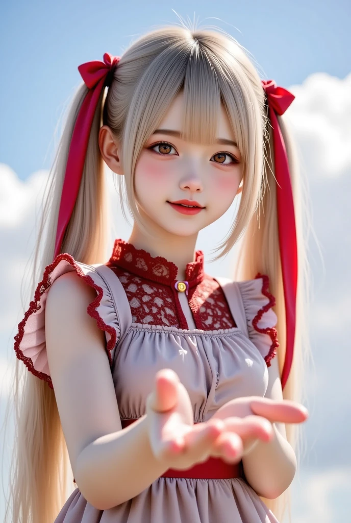 SFW, (White and Red, Ultra-detailed masterpiece:1.2), (nipple:-0.99), (((Acutance:0.8, bokeH))), (many sexy junior idols in group photograph), (((Extremely Detailed KAWAII face variations), joyful expression variations)), { elaborate Detailed Eyes with long eyelashes and Sparkling highlights | Open Cleavage and Navel | pretty Ass | Overflowing Underboob | (((loose opened white SchoolUniform with visible Navel or Butt crack))) | full of Flowers covering girl's body | (Many Colorful Light shines and reflects:1.2) | Luminous Particles } . (((UltraRealistic and Photorealistic:1.37)) with a touch of rawness) . (not Detailed fingers:-0.9) . (The background is only sun setting Sky with Red-dyed clouds from below:1.3), { Twilight | Magic hour | Sun setting } .