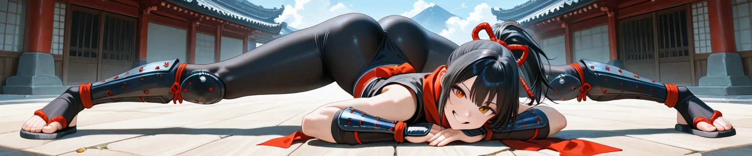 score_9, score_8_up, score_7_up,score_6, score_5,BREAK , from front,from below,standing, legs apart, bent over, upside-down,.,(mediumshot),straight-on, ,1girl, tifa lockhart, final fantasy, tareme,black hair, low-tied long hair, red eyes, bangs, (white tank top, belt, pleated skirt, thighhighs, elbow fingerless gloves, elbow pads, midriff, navel,suspender skirt) ,(large_breast),(light smile),Curvy waist,,Solo,,(daytime,outdoor ),detailed,(best quality),(aesthetic,very aesthetic),UHD,extremely detailed CG unity 8k wallpaper,anime,highly detailed,sharp focus,depth of field,,professional lighting,cinematic lighting, , 　　
