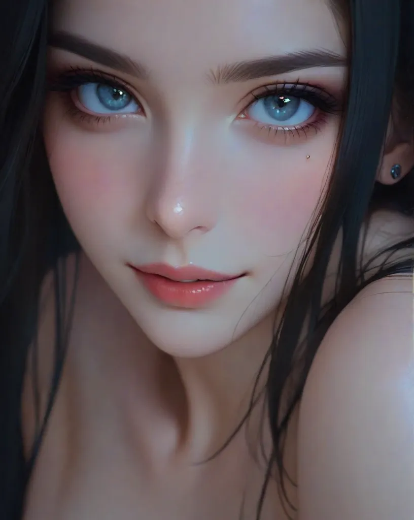 8K, Top Quality, Intricate Details, Ultra Detail, Ultra High Resolution, Masterpiece, close up shot, (full body: 1.1), Slender, Smile, (Makeup: 0.4), ,(( blue hair, bangs, short hair, blue eyes, long hair)), (Fluffy Eyes: 1.21), (()), 1girl, solo, 1 girl, (()), close up shot, , ((tall)), (((fit body))), (((slim face))), sharp face, (( ((broken armour, breasts plate,)),, cleavege, crotch)) ,(detailed face), sharp face, small lips, , ,(( )) ,, ,
((,no bra, braless )), , (( )), detailed face, detailed breast, large breast ,huge breast, detail nipples ,, Narrow Waist, Skinny, tall , 190 cm tall, Muscular, Navel, Exposed Abdomen, Pointed Chest,, Beautiful girl with accentuated slender abs: 1.4, Six Pack Abs: 1.4, , Perfect Body, detail legs, (( dark background)), black background,