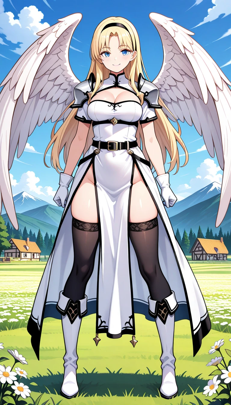 Anime. 1 Girl. Cute girl. Angel. Slave. Blonde. Long hair. Blue eyes. Beautiful eyes. Perfect eyes. Expressive eyes. Ideal face. Snotty nose. 16 years. Big breasts. Beautiful breasts. Pointy ears. She sneezes. She covers her nose with her hands. Snot flows from the nose. She's having her period. Her crotch is bleeding. There is a small red stain of menstrual blood on the panties. Menstrual blood flows down the thighs. Ideal anatomical body. Beautiful long legs. The whole body is covered with scars. Angel wings. White wings. Dirty tunic. Torn tunic. dirty panties. Torn panties. Barefoot. Slave collar. Shackles. Standing. Full height. Fantasy. City. Street. Many people. Beautiful character design. Shiny skin. Full body. nsfw. Scat. Official art. Extremely detailed CG Unity 8k wallpaper. Ideal lighting. Ultra high resolution 4K. Super detailed 8K. A high resolution.