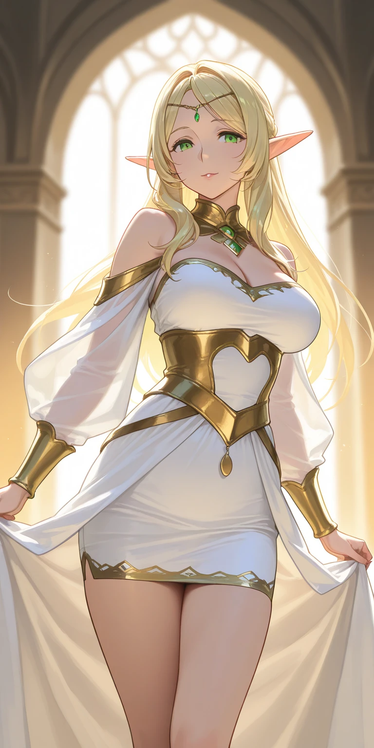 queen panther girl from ancient Egypt, (((panther woman,anthro furry cute,panther female warrior,panther-girl))),(((tail,panther tail,panther ears,thin panther tail))),(large breasts:1.4,saggy breasts),((blond hair:1.4,straight hair,long hair:1.4,colored inner hair)),(((black_eyes:1.3))),intricate eyes,beautiful detailed eyes,symmetrical eyes,((((lustrous skin:1.5,tanned skin,bright skin: 1.5,skin tanned,shiny skin,very shiny skin,shiny body)))),(narrow waist,wide hip,athletic body,inflated legs),(((detailed face))),beautiful detailed lips, slutty,sensual,seductive look,seductive,((erotic)),opulent,(((nsfw))), (((huge cleavage))),revealing clothes,show skin,((underboob)),(barefoot,),Egyptian adornments,(((white veil))),desert warrior with little clothing,((tiny loincloth)),Egyptian tattoo,arms covered in Egyptian adornments,shoulder pad,(((nemes with that of the sphinx))),include hieroglyphics in clothing,((clothing in red and black and white colors)),((Egyptian designs on the arms)),(((Transparent cloth:1.1,wet clothes,intricate outfit,embroidered outfit,ornate outfit,intricate clothes,embroidered clothes,ornate clothes))), dynamic pose,looking at viewer,(smirk,beautiful smile),centered,scale to fit dimensions,Rule of thirds, inside a cavern,pillars,((pillars background,egyptian palace background)),scenery,extremely scenery,(torches,torches in the background),Egypt castle,(sunset, golden hour), (Glossy Egyptian ornaments),(top-quality,8K,32K,​masterpiece),high resolution,(Photorealistic:1.4),Ray tracing,Sun glare,depth of fields,By backlight effect,Add depth to your screen,(((vibrant colors,vibrant theme))),(intricate),(high contrast,photorealistic artwork:1.37),(best quality,4k,highres,masterpiece:1.2),ultra-detailed,(realistic,photorealistic,photo-realistic:1.37),professional,