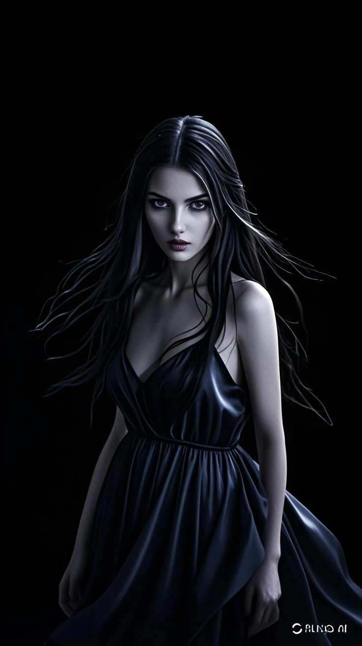(extremely detailed 8k wallpaper), Vampire the Masquerade, modern horror, 2020s, young woman, wearing chic white dress, sharp focus, (subsurface scattering:1.1), award-winning photography, centered face, Christina Ricci's face, ((a Malkavian vampire))), half-body photo:1.1, medium black hair, otherworldly green eyes, very pale skin, expression of madness, beach nightclub interior with strobe lights, dramatic lighting