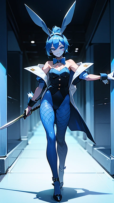(((Best Quality))) , ((full body)), female, character design, solo, ( white background:1.3), holding staff, gloves, thigh high, side slit trench skirt, summer outfit, colorful outfit, bare arms, bareback, Bust Bodice, bare waist, standing, casual dress, bikini,