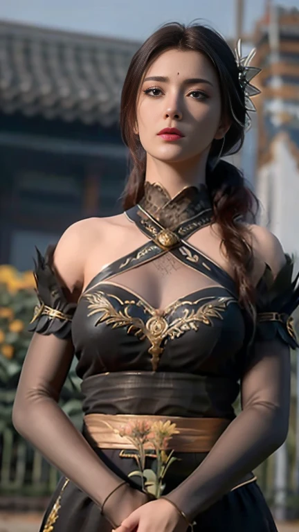 TEKKEN_REINA, CLOSE UP UPPER BODY,SOLO, COWBOY SHOT, ((EVIL DRAGON HELM,WHITE HIGHT PONYTAIL HAIR)), (GIGANTIC FAKE BREASTS,CLEAVAGE TOP,11 LINE ABS:1.5), ((WEARING OUTFIT WARRIOR TRADITIONAL CHINESE GODDESS FULL ARMORED,BREASTPLATE ARMOR:1.5)), (MUSCULAR BODY SHAPE:1.5), (CLEAN GLOSSY BODYSKIN:1.5), (LOOKING AT VIEWER:1.6), (BACKGROUND FUTURISTIC SPACE STATION:1), (PHOTOREALSITIC:1.4), (ULTRA-DETAILLIERT), (TOP-QUALITY), (BEST SHADOWS), BRIGHT LIGHT IN ROOM, HYPER TEXTURE, (4X MSAA), ((UNREAL ENGINE 5 RENDER)), (NEON), PHYSICALLY-BASED RENDERING, ULTRA HIGHT DEFINITION, 16K, 1080P.