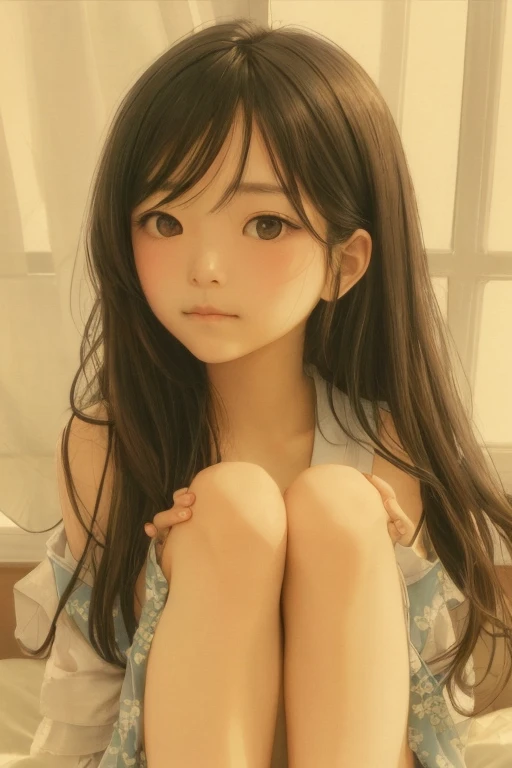 adolable，rays of sunshine，two-dimensional high quality，highest  quality，4K分辨率，The smile is bright，Eyes look into the distance，Raised sexy