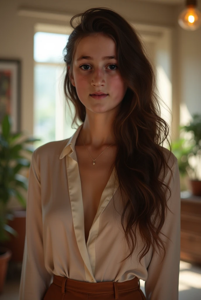 (Real woman of 18 years old with perfec and detailed face), who has long red hair bright, (with physical features of German woman), (anatomically proportioned) (with brigth green eyes, a heigth of 173 centemeters), Unified 8k wallpaper, realistic realism, sunlight, full body portrait, amazing beauty, dynamic pose, ((((Dressed in a bunny suit)))).