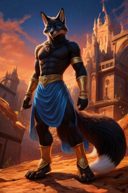 Shota　His erect penis was pushing up the front of his loincloth.、The loincloth is soaking wet with semen　Hanging eyes　Three white eyes　Darkness attribute