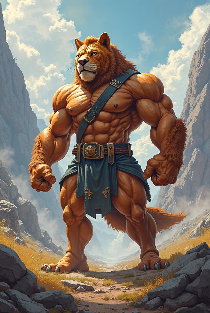 anthropomorphic sexy golden lion, high, slim and well defined body, long orange and red hair, Red eyes, broken loincloth, (bottom:during the day on the beach, cabin, palm, Photoshoot, shadows, only the anthropomorphic golden lion is standing in front), (((bathed in sweat all over his muscular body))), (((any types of accessories or objects on his muscular body))), (((that does not cover your chest and six pack))), best quality, 4k, 8k, highres, masterpiece:1.2, ultra-detailed, realistic, photorealistic, photo-realistic:1.37, HDR, UHD, studio lighting, ultra-fine painting, sharp focus, physically-based rendering, extreme detail description, professional, vivid colors, bokeh