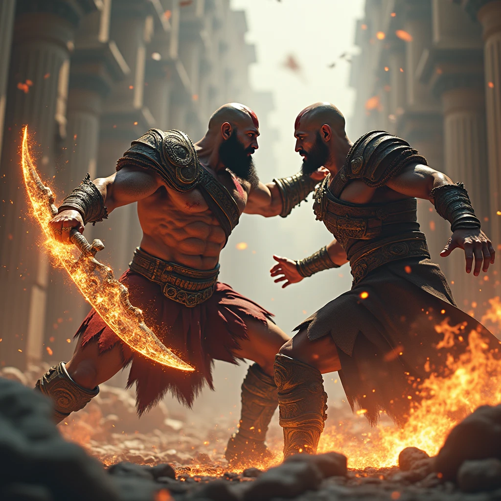 kratos vs sanzon