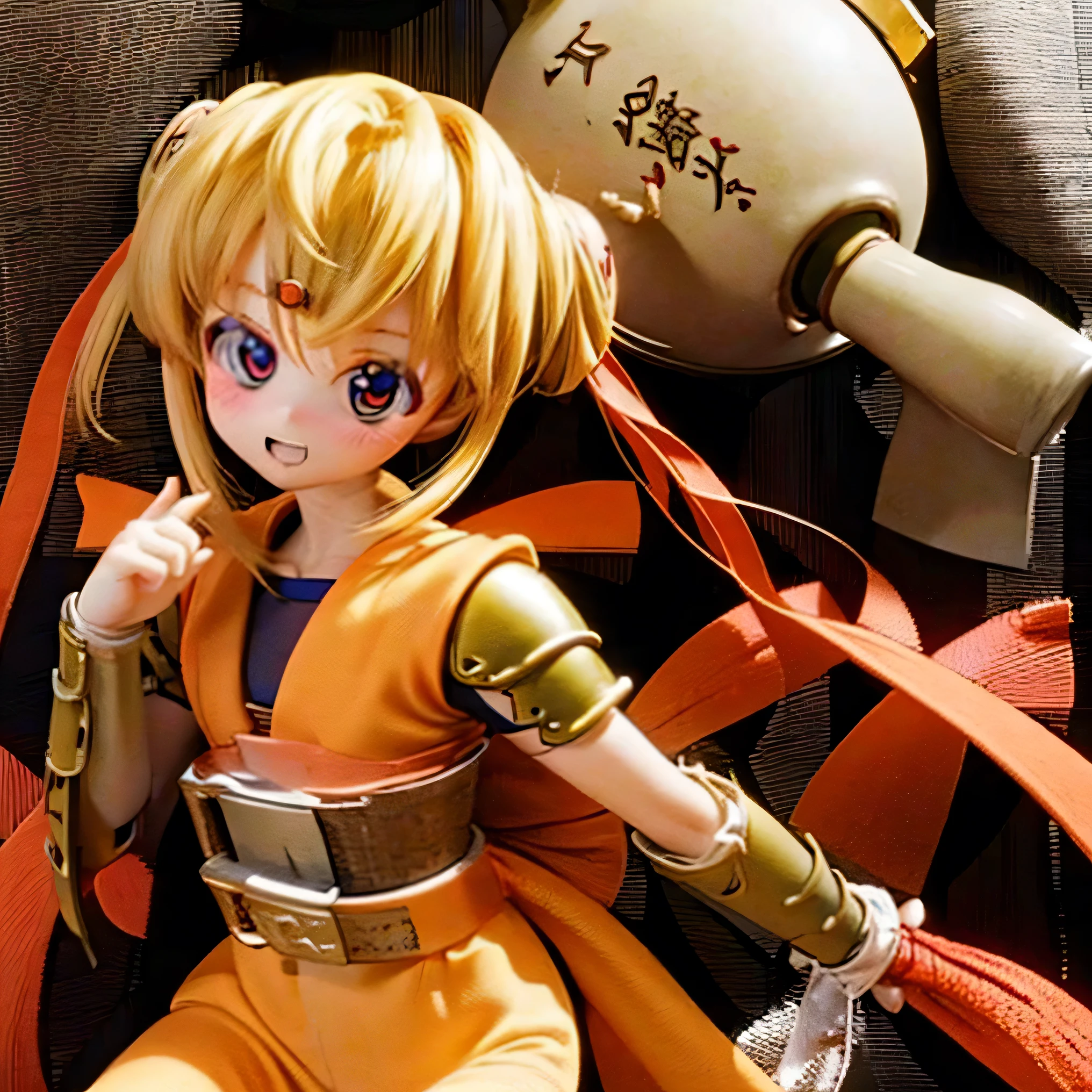 (Blind box toy style:1.3), ((Full body shot:1.4)) (((anatomy correct))),((1girl, solo)),(masterpiece:1.3), ,high quality, (SOLO:1.4), whole body, (((yoimiya_genshin))), smile, Asymmetrical Hair, Bandaged Leg, Bandages, Bangs, Bird, Black Gloves, Black Sash, Blonde Hair, Blurry, Blurry Background, Breasts, Budget Sarashi, Butterfly Choker, Chest Sarashi, Chest Tattoo, Choker, Cleavage, Collarbone, Commentary Request, Cowboy Shot, Depth of Field, Evening, Fingerless Gloves, Fireworks, Fish,red kimono,night background, masterpiece, best quality, solo, standing, ((circular base:1.5))(Global illumination, Ray traching, hdr, unreal render,reasonable design, high detal, Masterpiece, Best quality, hyper HD, Cinematic lighting)