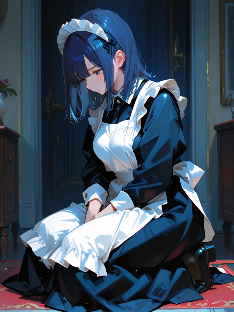 Anime. Girl. Slave. Housemaid. Slave collar. Shackles. Maid uniform. Cold. Runny nose. Snot. Snot flows from the nose. Handkerchief. Sneeze. Sneeze. Sneezes. Shoes. Standing. Room.
Embarrassment. Blush. Allergy. Strong desire to sneeze. She sneezed. hand covers nose. Blows his nose. Full height. Whole body. High detail
