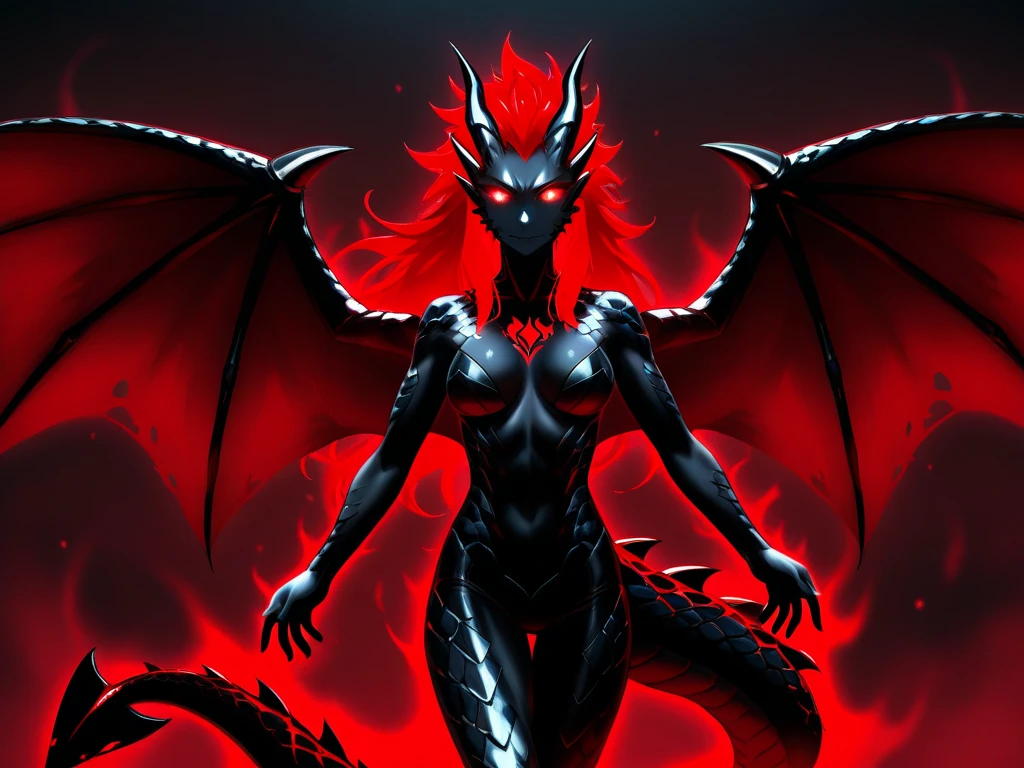 Lilith ON KNEES inside a church, fire, lightning, blood, whole body, in the style of Diablo 4,