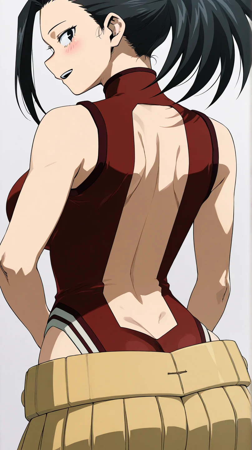 brown hair girl with long ponytail, Anime girl in black swimsuit, wearing a swimsuit, wear a swimsuit, brown hair girl with long ponytail, brown eyed girl, clothing:high cut swimwear, wet swimsuit, solo, female focus, one piece swimsuit, wearing a swimsuit, Cool anime girl in a black tank suit, wear a swimsuit, tall woman, adult sex appeal, Swimsuit, sparky swimwear, big breasts, had very large breasts, muscular and strong, Tattoo on the right shoulder, 黒と白のHigh legレーシングスイムウェア, strong muscles, 黒と白のHigh legレーシングスイムスーツ, whole body:: sunny weather::, Wearing a swimsuit, High leg, High resolution commission, High legレーシングスイムウェア, High legレーシングスイムスーツ, muscular woman, bare shoulders, bare legs,  swimming competition swimwear, female protagonist 👀 :8,