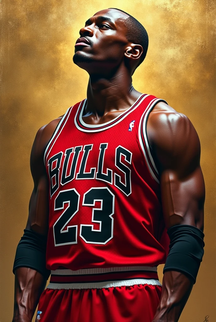 (masterpiece:1.2,Highest quality,Highest quality,High resolution),(Super detailed),(Anime Style),8k,wallpaper,One Man,Black,Basketball Player,Michael Jordan,Detailed face,Sticking out tongue,Chicago Bulls Uniforms,((front)),(((dribble:1.6))),(((Dynamic Angles),Basketball Court,(((Background Blur))),(((Upper body close-up))),((From below)),(Basketball Playerトレーディングカード),(((Beautiful trading cards:1.2))),((Special trading cards:1.3)),((Upper Deck inspired design:1.2))