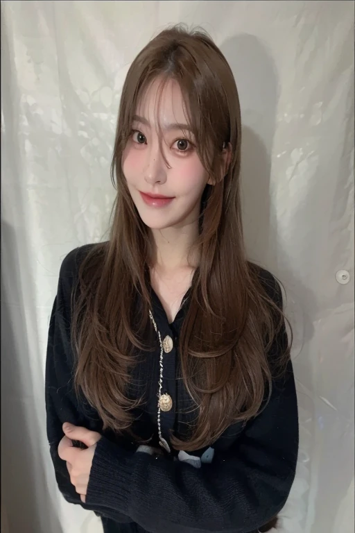 Alafed woman with long brown hair and black shirt, Yoshitomo Nara, deayami kojima, ayami kojima amano, Dilraba Dilmurat, Narumi Kakinouchi, Chiho Ashima, 🚿🗝📝, Ilya Kubshinov with long hair, by Yasutomo Oka