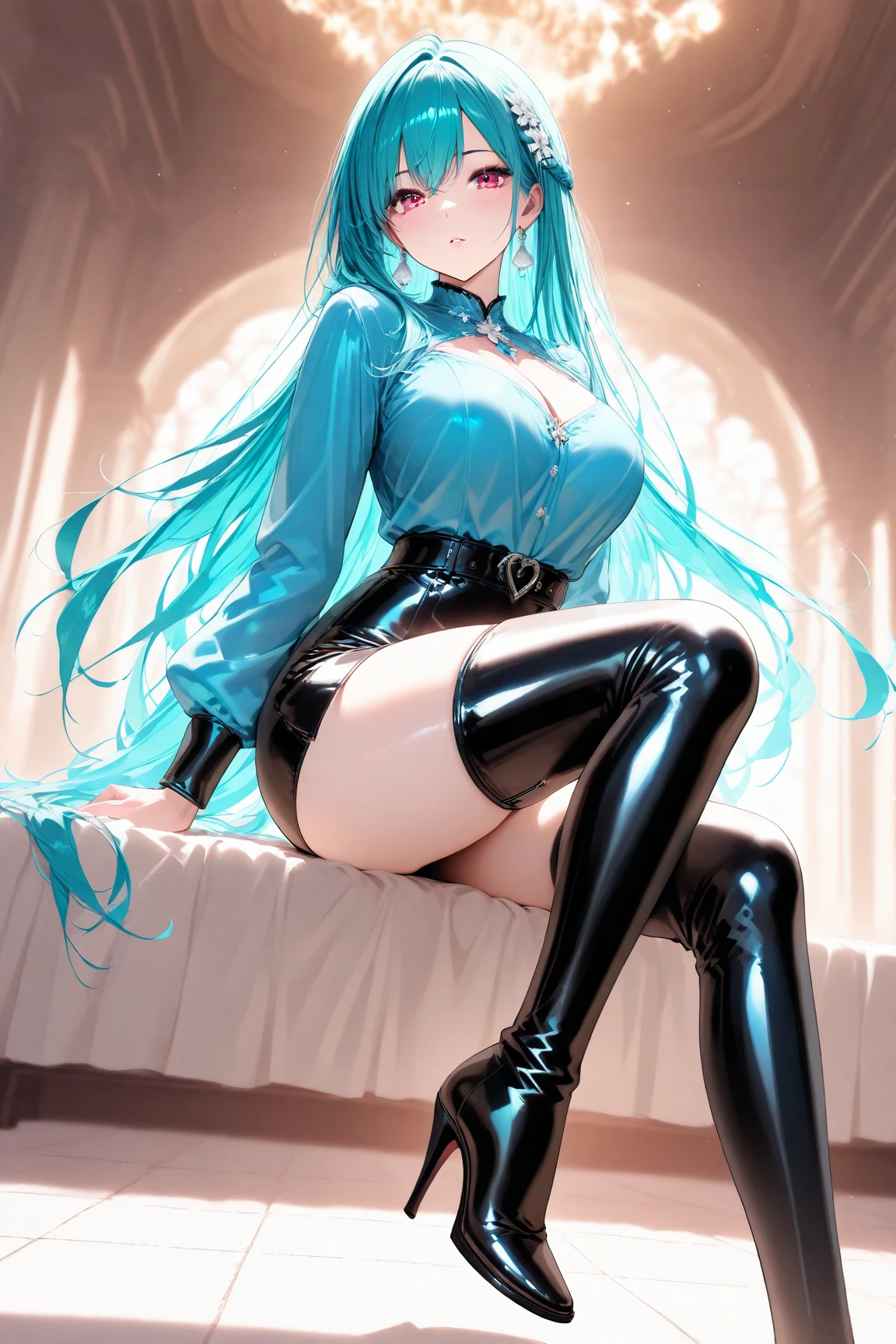((spread pussy)), ((Uterus)), spread legs, grab crotch,