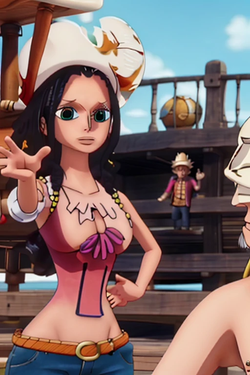 masterpiece, best quality, spring outfit, , outdoor, magazine cover ,upper body, ((chopper)) ((onepiece)) , good hands, chopper one piece, onepiece,  tony chopper, big breast.